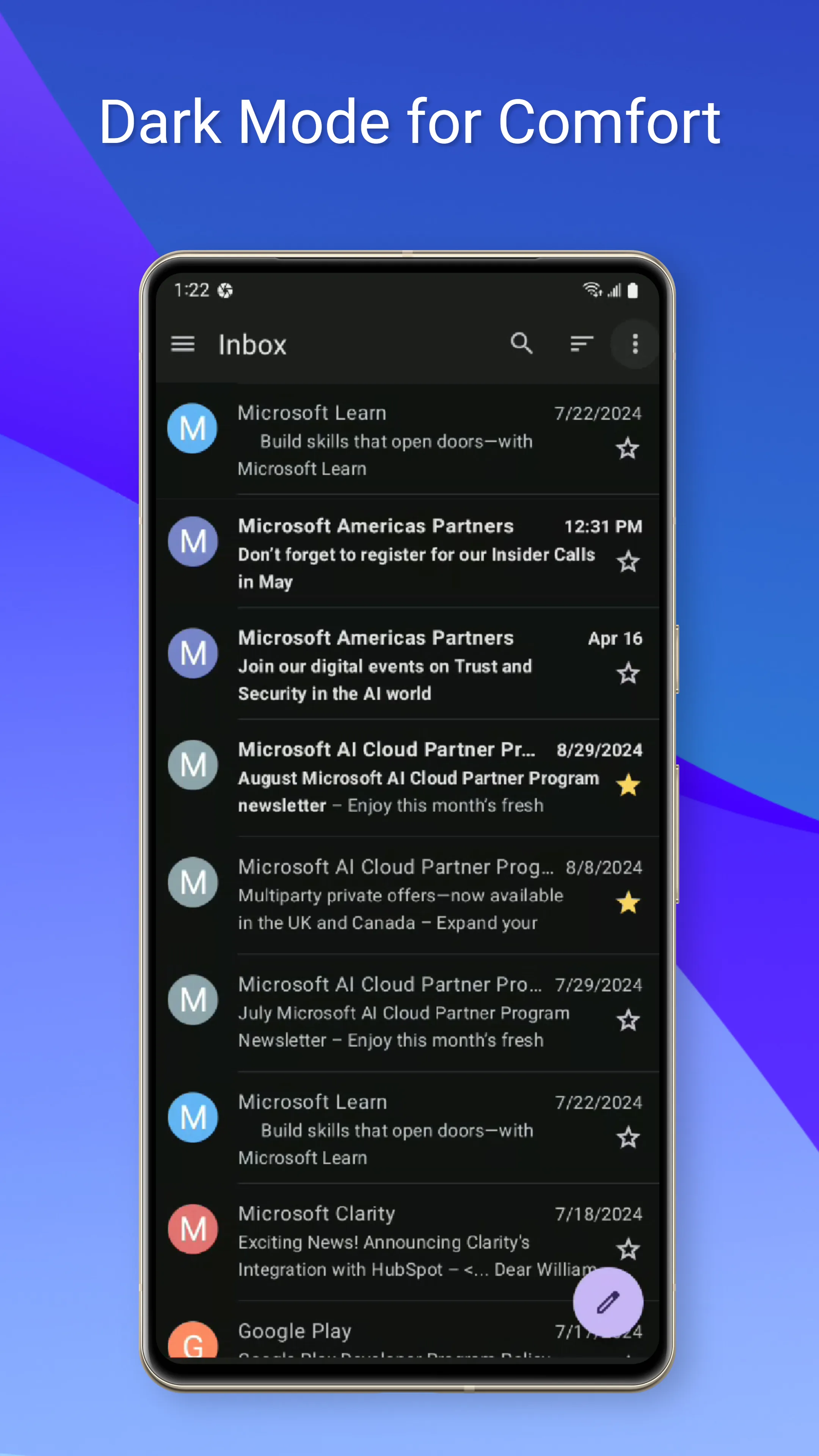 Dark Mode Interface